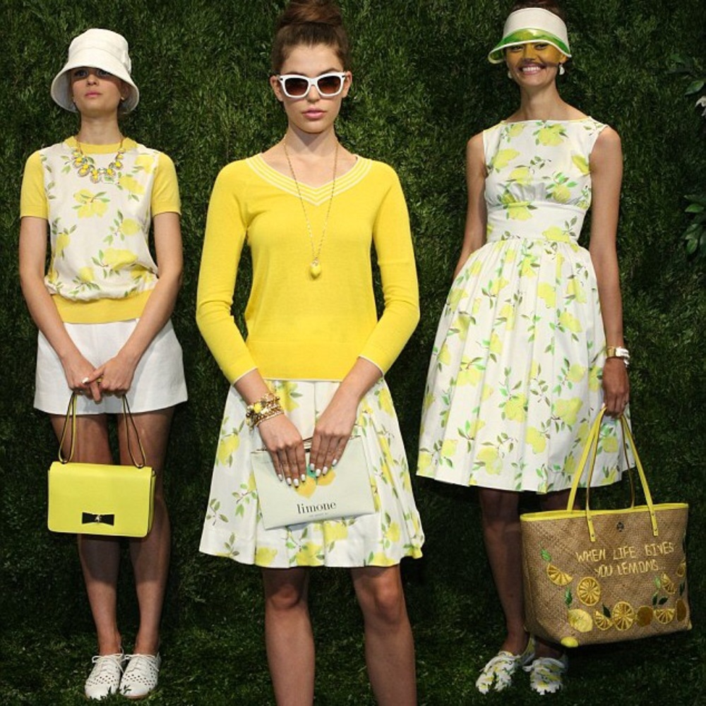 🍋 New NWT kate spade lemon lyric dress white 10 - Picture 2 of 8